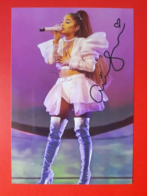 Ariana Grande Autographed Photo