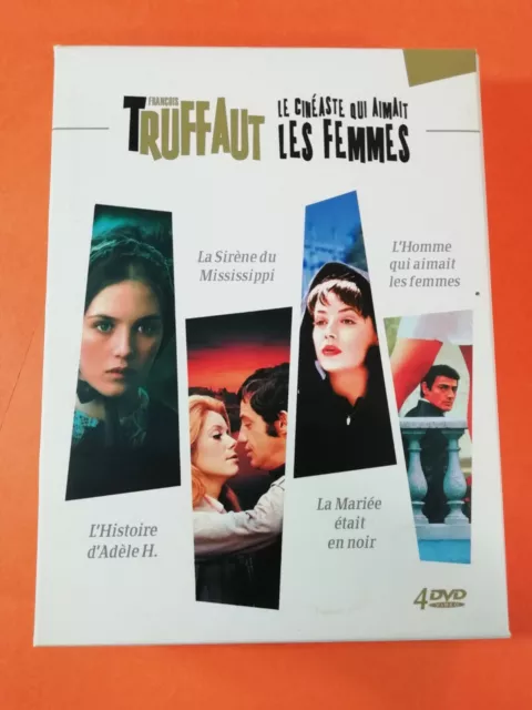 Coffret 4 DVD - LE CINÉASTE QUI AIMAIT LES FEMMES - François Truffaut Yooplay K8