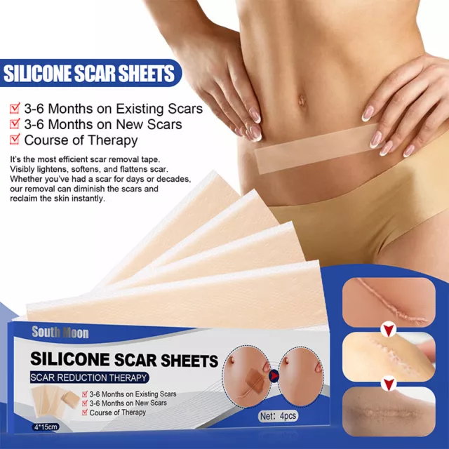 Silicone Gel Patch Scar Removal Patch Remove Trauma Burn Scar Sheet Skin Rep  ZX