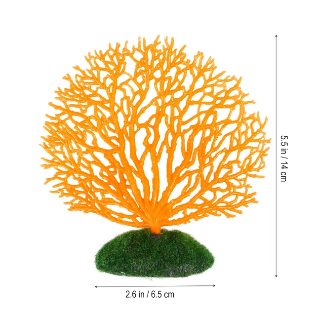 Artificial Coral Tree Aquarium Faux Plant Retro Home Decor Fish Shrimp 2