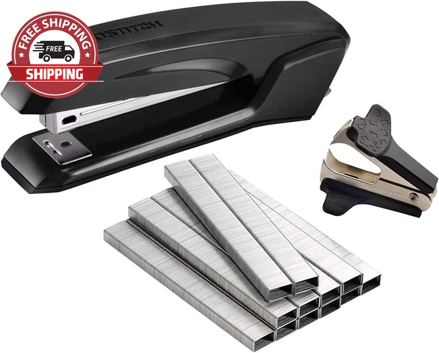 Bostitch Office Ascend 3 in 1 Stapler Value Pack, 20 Sheet Capacity, Includes 50
