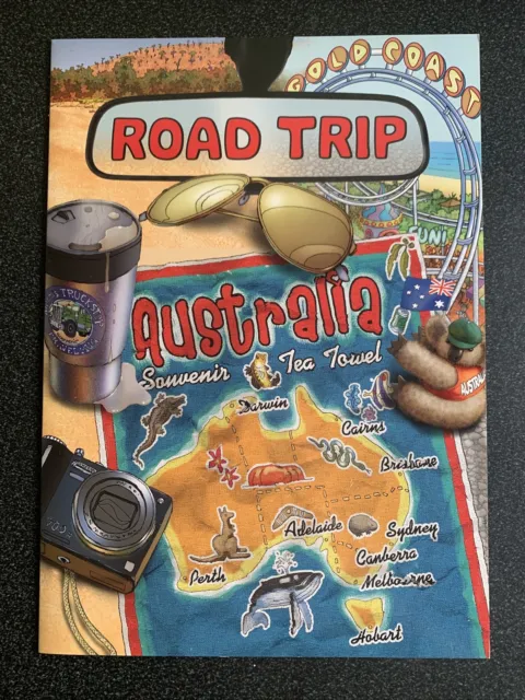 2012 ROAD TRIP AUSTRALIA  Composite Peel&Stick Sheetlet PO Pack LIMITED ISSUE