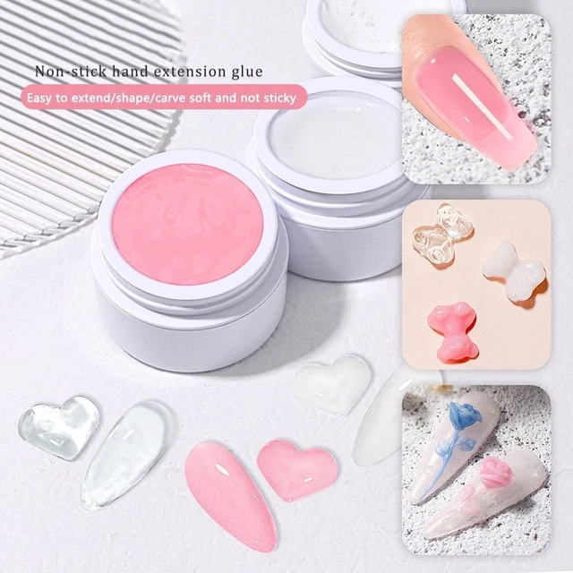 Gel antiadherente de construcción de prolongación de uñas gel de suelo extensión de uñas gel de arte de uñas
