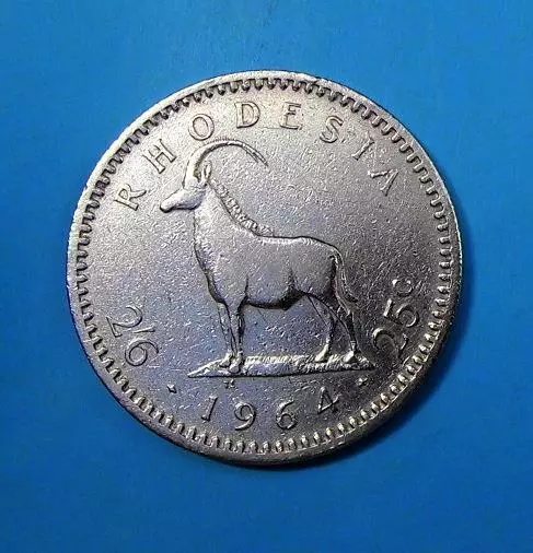 Rhodesien 2 1/2 Shillings 1964 ☆ Rhodesia 25 Cents 1964