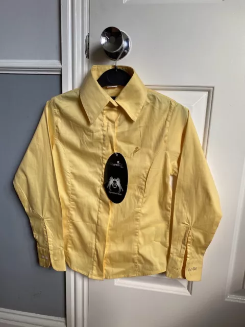 Sherwood Showing Shirt canary size 28 ins new with tags