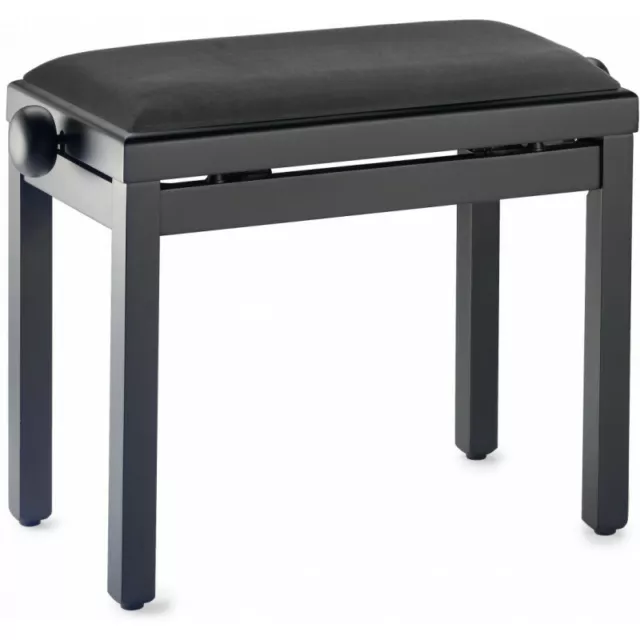 Banquette Piano Stagg PB39 Noir mat velours noir