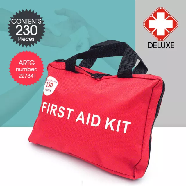 Family Office Boat 230pcs Emergency First Aid Kit BANDAGE Bag  ARTG Registered