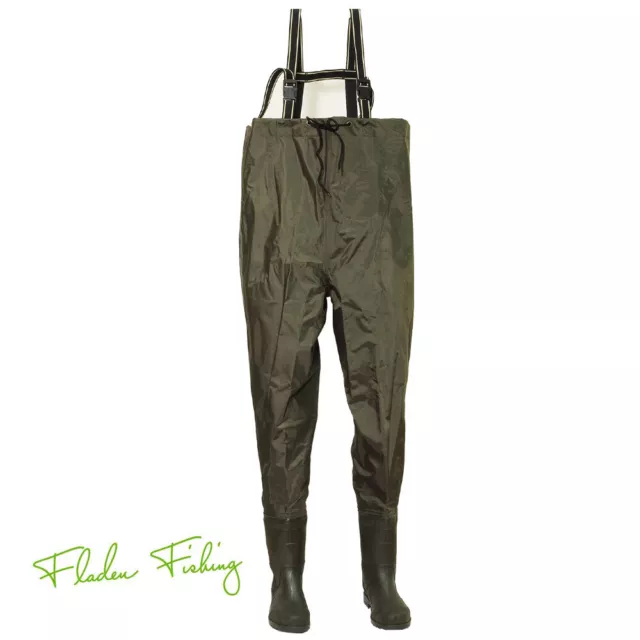 Wathose Fladen Anglerhose Gr.39 - 48 PVC/Nylon extrem robust Watthose Fachhandel