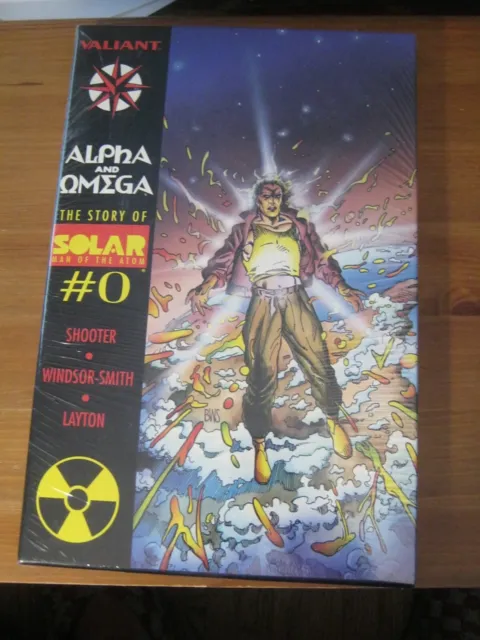 Solar Man of the Atom #0 Alpha and Omega HC Slipcase Still Sealed ValiantZCO3