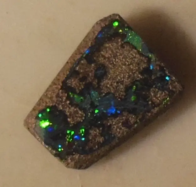Boulder Opal Gemstone from Australia, Bright Gem Color, RARE, 12.90CT, (VIDEO)
