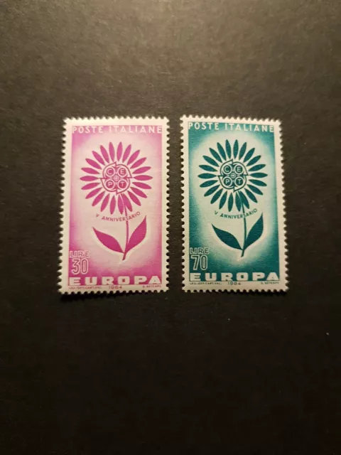 Timbre Europa Cept Italie N°907/908 Neuf ** Luxe Mnh 1964