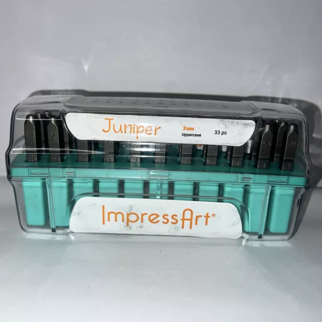 Juego de estampado de metal de caja superior ImpressArt Juniper 3 mm 33 piezas artesanía artesanía