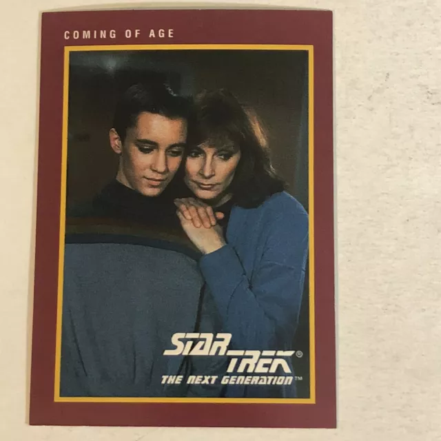 Star Trek The Next Generation Trading Card Vintage 1991 #56 Wil Wheaton