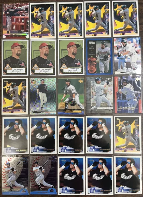 🔥 Jeff Bagwell 🔥 (170+) Lot Rookie Prizm Refractor Inserts Many Listings