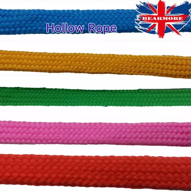 12mm 1.3cm Gaine Polyproplyne Tube Creux Tuyau Corde Housse Gainage Câble