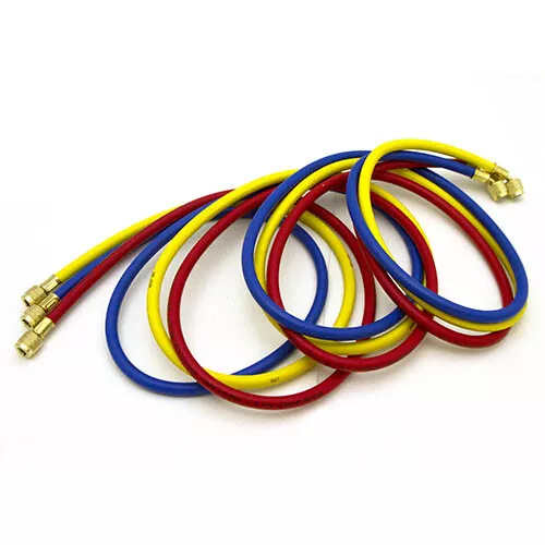 Yellow Jacket 21988 96" 3 Pak Charge Hose, Plus II 1/4"