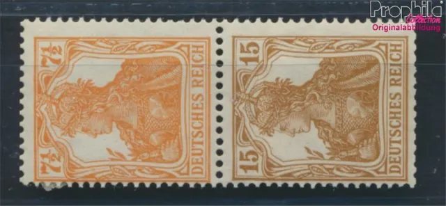 Briefmarken Deutsches Reich 1916 Mi S7ba mit Falz(6623096
