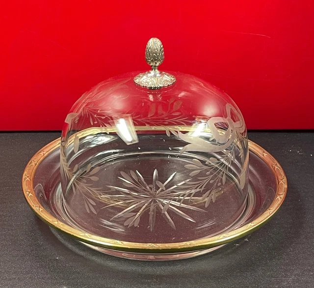 Cloche à fromage ou à beurre, en verre, ancien Canton Vaud Cloche à fromage ou à beurre, en verre, ancien Canton Vaud