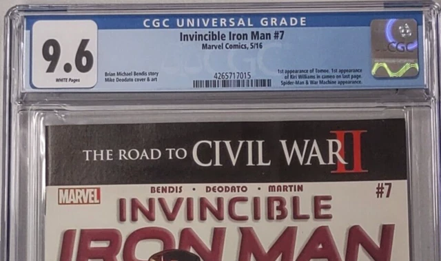 Invincible Iron Man #7 Marvel Comics 2016 1st Appearance Tomoe CGC 9.6 3