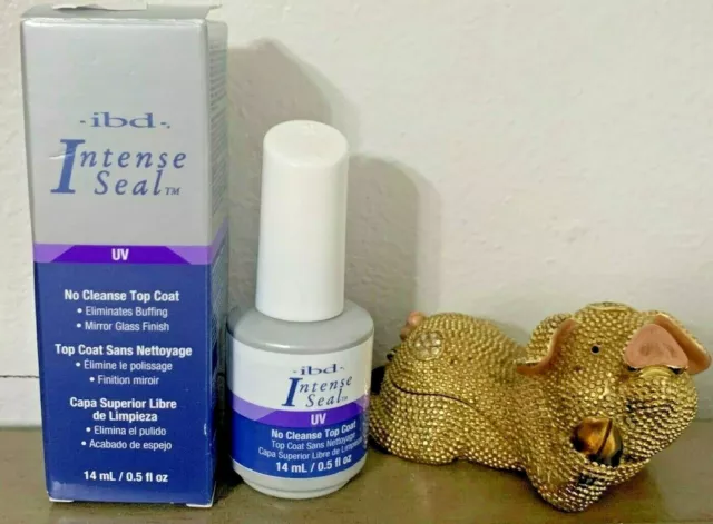 ibd Intense Seal UV NO CLEANSE TOP COAT 14 ml 0.5 oz.