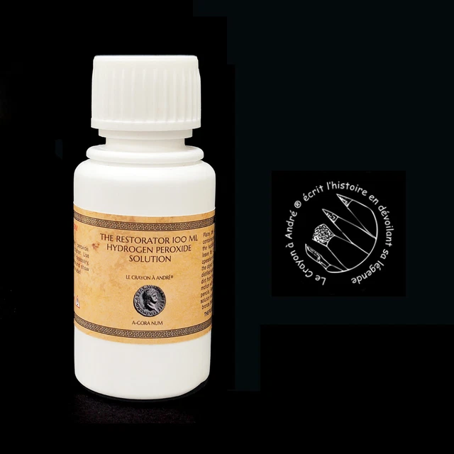 Liquide Peridrolo Restauration Nettoyage Monnaies Professionnel Crayon Metal