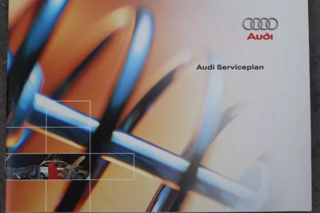 AUDI Serviceplan "OHNE Einträge"  Stand: Juni 2002  Serviceheft Deutsch