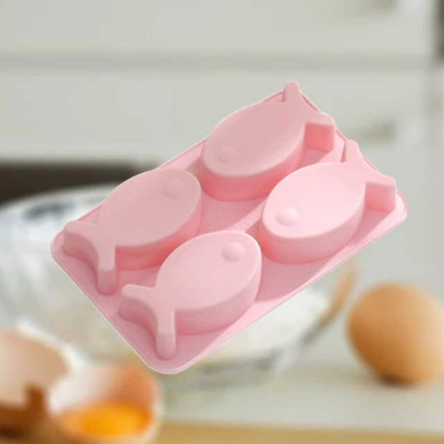 Stampo Silicone Per Dolci 12 Forme - Muffin E Budini Con Fiori E Cuori Rosa - Foto 9