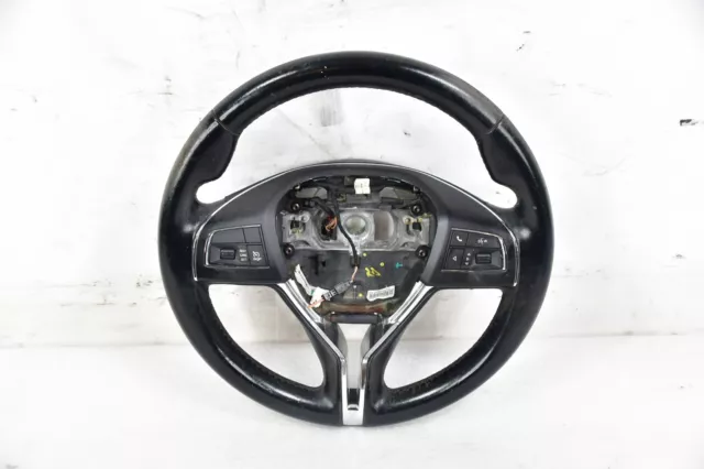 💎 14-21 Maserati Ghibli Black Leather Wrapped Steering Wheel W/ Controls