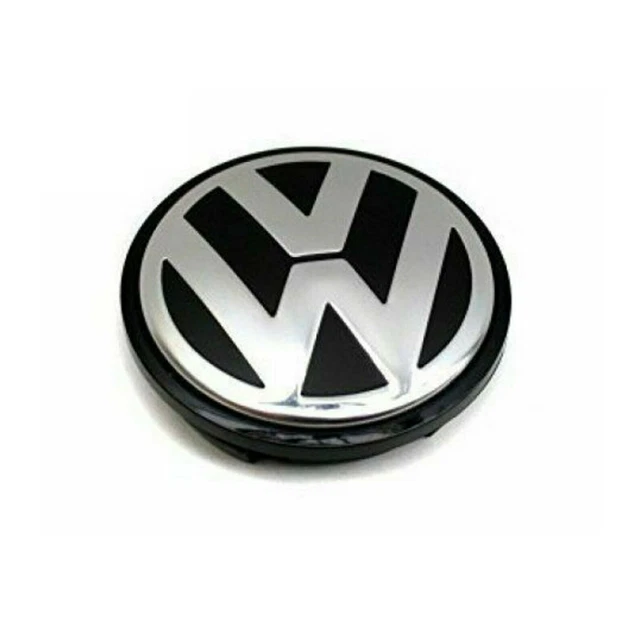 Coprimozzo Originale Audi - Nero Lucido Con Anello Cromato, Diametro 6.8cm - Foto 9