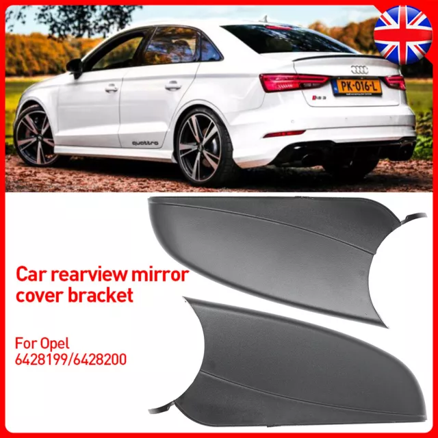 2X Door Wing Mirror Cover Right + Left For Vauxhall Opel Astra H Mk5 (2004-2009)