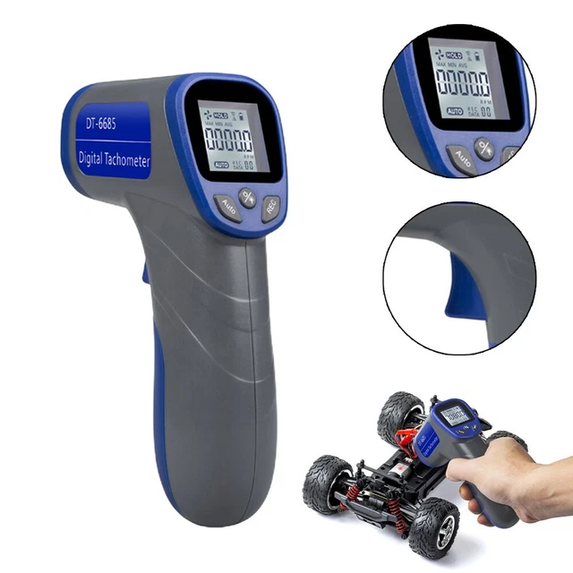 Tachimetro di fabbrica tachimetro motore digitale portatile senza contatto 2,5-99999 giri/min