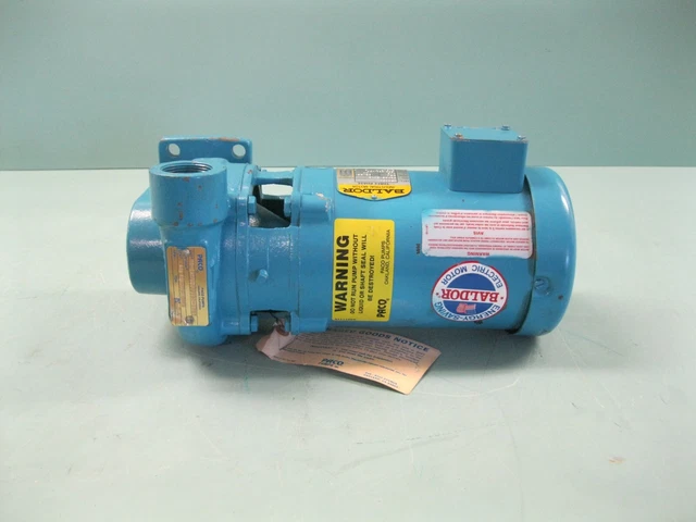 1-1/2" Paco 41-12501700161-1321 Centrifugal Pump Baldor JM3107 (1/2 HP) NEW E3