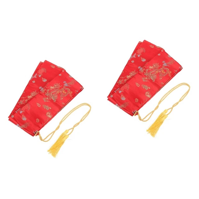 2x réutilisable portable soie sac en soie pochette de rangement pour amis