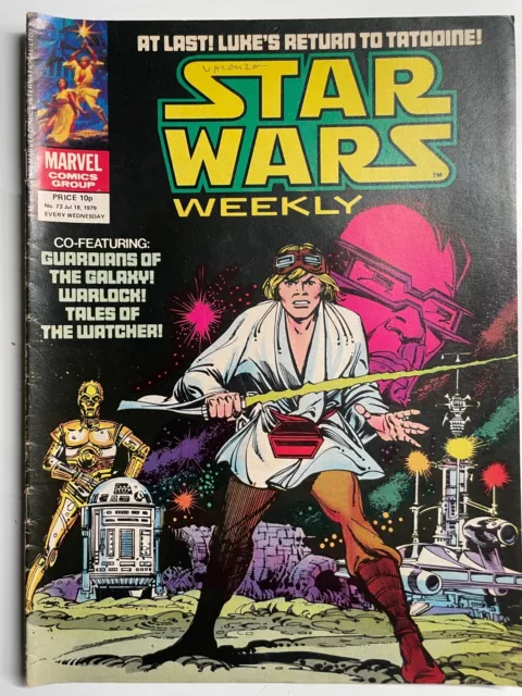 Star Wars Weekly Vintage Marvel Comics UK.