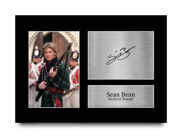 Sean Bean Sharpe Cool Gift Idea Printed Signed Autograph A4 Picture for TV Fans