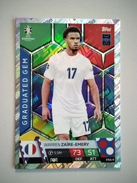 Carte Topps Match Attax Euro 2024 - Arda Guler (Turquie) #TUR13 - Carte Brillante Rookie