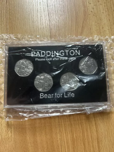 Rare Collectors Full Coin Set Paddington Bear 50p Collection Set All Coins