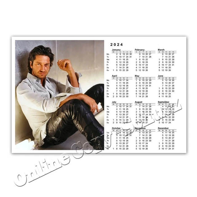 GERARD BUTLER +++ pocket calendar / calendar 2024 £3.01 PicClick UK