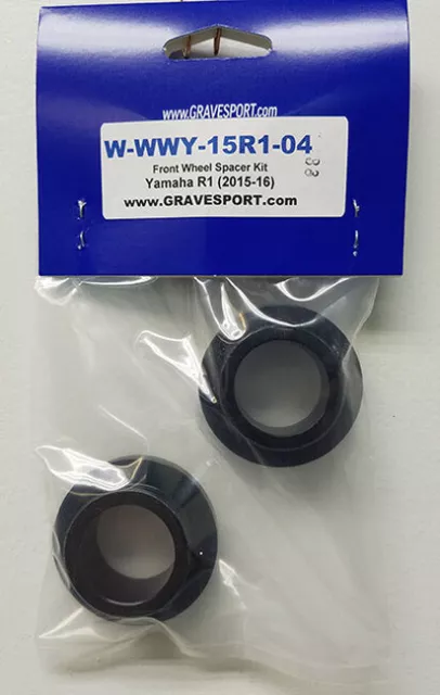 R1 R6 WORKS Captive Front Wheel Spacer Kit Graves W-WWY-15R1-04