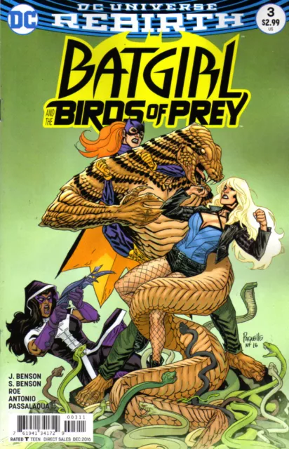 BATGIRL AND THE BIRDS OF PREY (2016) #3 - DC Universe Rebirth - Back Issue