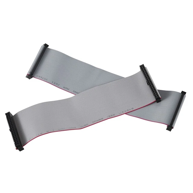 2 pcs 2.54mm 40-Pin Female to Female IDE PATA Ribbon Cable 20cm M9B4