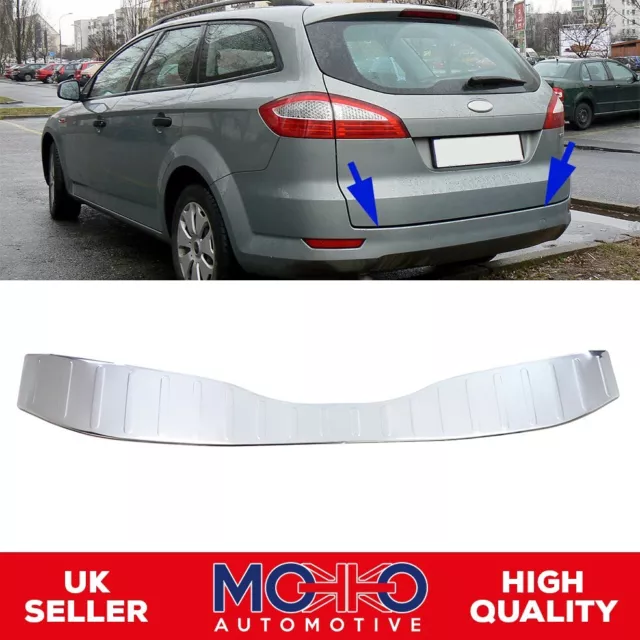 Chrome Rear Bumper Protector Scratch Guard Fits Ford Mondeo Mk4 Estate 2007-2014