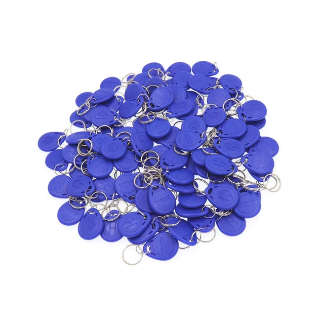 100 PCS 125KHz RFID Key Fob Proximity ID Card Token Tag Keypad Card