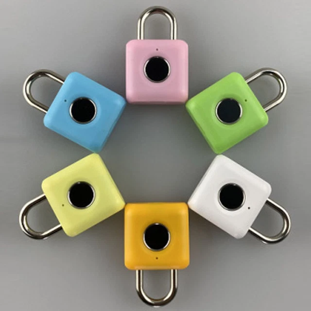 rapide Serrure intelligente Sans clé Cadenas d'empreinte digitale 8