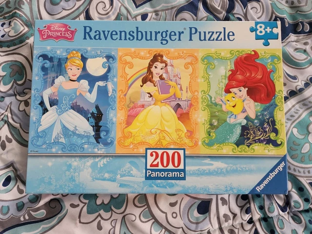 DISNEY PRINCESS RAVENSBURGER 200 Piece Panorama Puzzle Belle ...