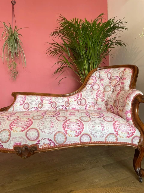 Antique Victorian Chaise Longue 