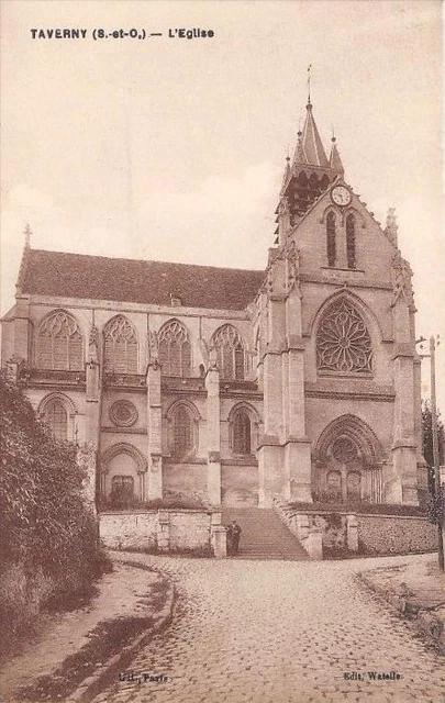 Cpa 95 Taverny L'eglise