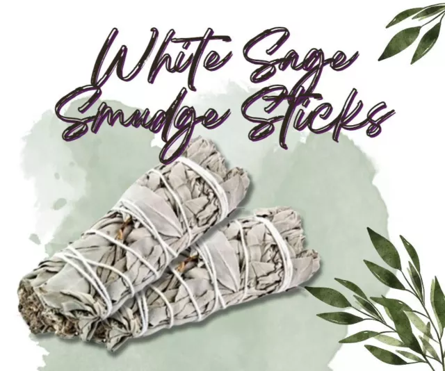 4 x Smudge Stick California White Sage - Extra Large 9" (22cm) 2