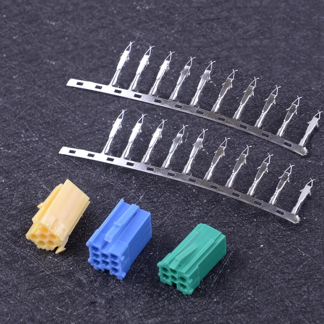 Adaptateu Pour Mini ISO Grundig VDO VW Ford Audi CD AUX Câble Connecteur Ze