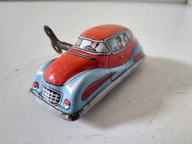 2 VOITURES EN Tole Moteur Mecanique A Clef EUR 29,00 - FR